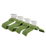 The JOY Hangers 50-piece Mega Set with Antimicrobial Technology - Olive
