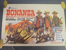 Vintage Original Bonanza Western Movie Poster