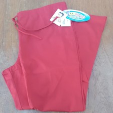 Tooniforms Cherokee Scrubs Trousers Size XL Red Elasticated Waist Pockets BNWT