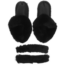 1 Pair Unisex Shoe Liners: Removable Furry Plush Shoe Inner Soles Liners For