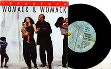 Womack & Womack:Teardrops/Conscious of my conscience:UK 4th Broadway:1988