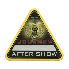 Journey 2001 Arrival Concert Tour Aftershow Backstage Pass