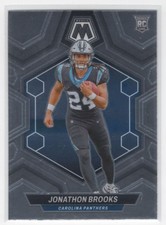 #345 Jonathon Brooks 2024 Panini Mosaic Base RC Carolina Panthers