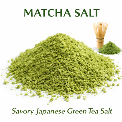 Matcha Green Tea Sea Salt Premium Seasoning Authentic Japanese Flavor 35.27oz