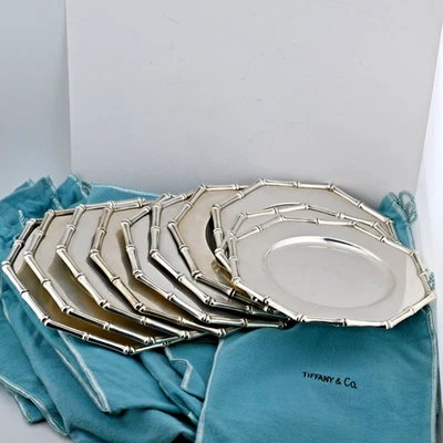 Tiffany & Co. Antique US Sterling Silver Plates & Chargers for