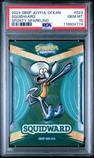 2024 WONDERCARD SPONGEBOB SQUAREPANTS TREASURE SERIES-SPORTY SPARKLING 23 SQUIDW