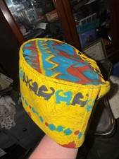 Men African Kente Print Cap Traditional Dashiki Kufi Hat Cap Sm Size