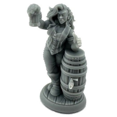 Anya Half-Orc Wrestler 25Mm Unpainted Miniature By Reaper Miniatures