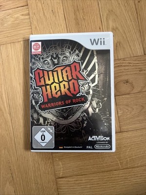 Nintendo Wii Guitar Hero Warriors Of Rock Spiel Game mit Anleitung