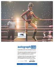 ALISON BRIE AUTOGRAPH SIGNED 8X10 PHOTO GLOW ACOA