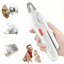 Pet Nail Clippers  Trimmers for Dogs  Cats - Large Medium Small, 2-in-1 USB LE