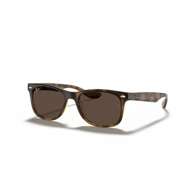 Ray-Ban Junior New Wayfarer RJ9052S 152/73 47mm Havana / Dark Brown Sunglasses - Image 1 of 4