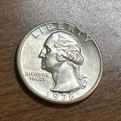 1936 Washington Silver Quarter BU Uncirculated