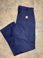 Carhartt FR Lightweight Canvas Work Pants Dungaree Navy - Men's