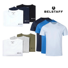 Belstaff Printed logo Squad t shirt Black regular fit base layer tee 6 colours
