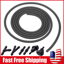 Universal Car Windshield Wiper Washer Squirter Nozzle Spray Jet Kit Fluid Hose