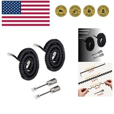 Telephone Handset Cord Detanglers, 2 Pack Landline Handset Cord Cable 10Ft Un...