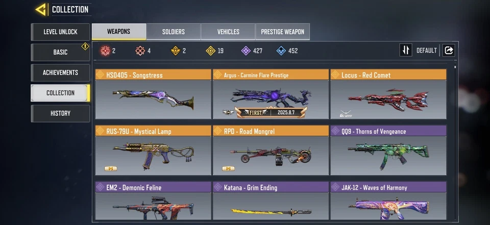 CODM Call of Duty Mobile Acc: 3 max mythic/5 mythic/23 legendary/rare/220 bp - Image 4 of 4