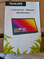 TANUSZ 14" portable LED monitor 1080P HD HDR 16:9 New in Box SALE no reserve
