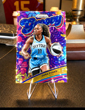 Panini Prizm WNBA 2024 Groovy Blue Pulsar Prizm Dana Evans #8 Chicago Sky /199