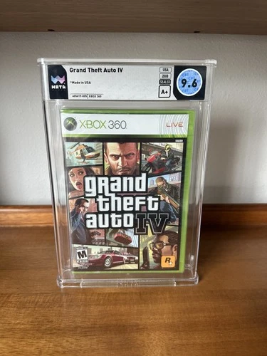 Grand Theft Auto IV 4 Xbox 360 First Print Sealed WATA 9.6 A+ Graded Rockstar