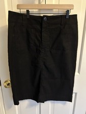 Maeve Anthropologie The Colette Skirt Black Size XL NWT Retail 98.00