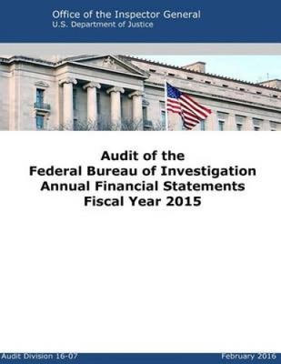 Audit of the Federal Bureau of Investigation Annual Financial Statements