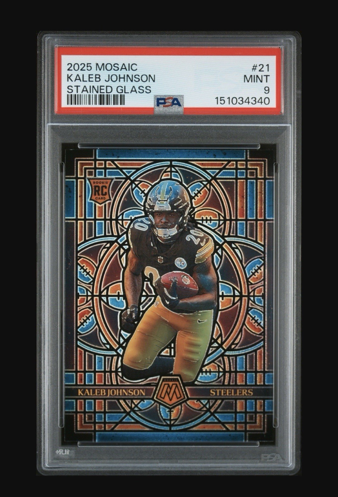 Kaleb Johnson Panini Mosaic Stained Glass #21 Base