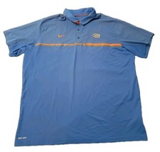 Florida Gators Coaches Polo Style 32855X-FG5 Men  s 3XL Nike Dri-Fit UF