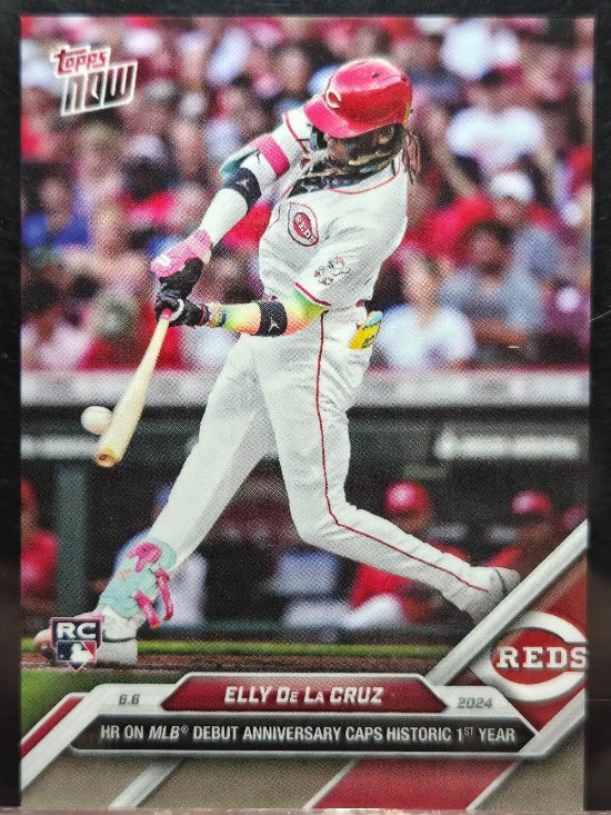 Elly De La Cruz (RC) 2024 Topps NOW #268 Cincinnati Reds Rookie  Free Shipping