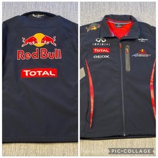 Vintage Infiniti Red Bull Racing F1 Team Softshell Jacket Pepe Jeans Size M READ