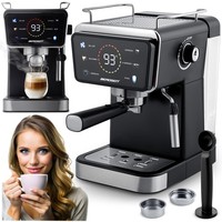 Berdsen SiebträGermaschine Kaffeemaschine 20 Bar Mit MilchaufschäUmer SiebträGer