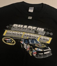 NWT Vintage 2009 NASCAR Chase Sprint Cup Racing Tour Double Sided T-Shirt MEDIUM
