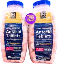 Member's Mark Ultra Strength Antacid Chewable Tablets Asstd Berry 2x265 Ct 06/27