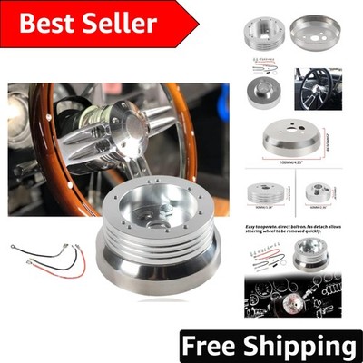 5 & 6 Hole Billet Steering Wheel Adapter - Quick Detach & Easy Install