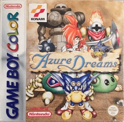 Azure Dreams + Hülle - Nintendo Gameboy Color Spiel - Neue Batt. - PAL - EUR