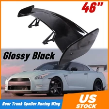 Rear Trunk Spoiler Lip For 2009-2021 Nissan GT-R Black 46" GT-Style
