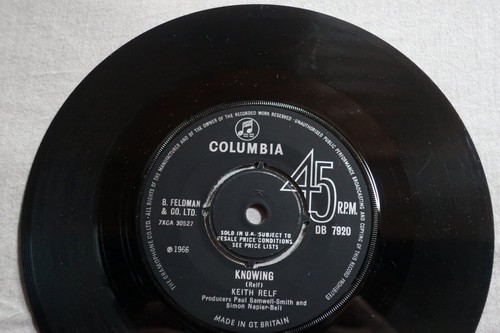 KEITH RELF Mr. Zero COLUMBIA 7-inch DB 7920! - Foto 8 di 10