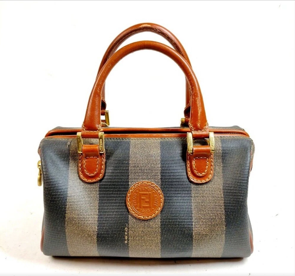 Vintage Fendi Pequin Mini Boston bag