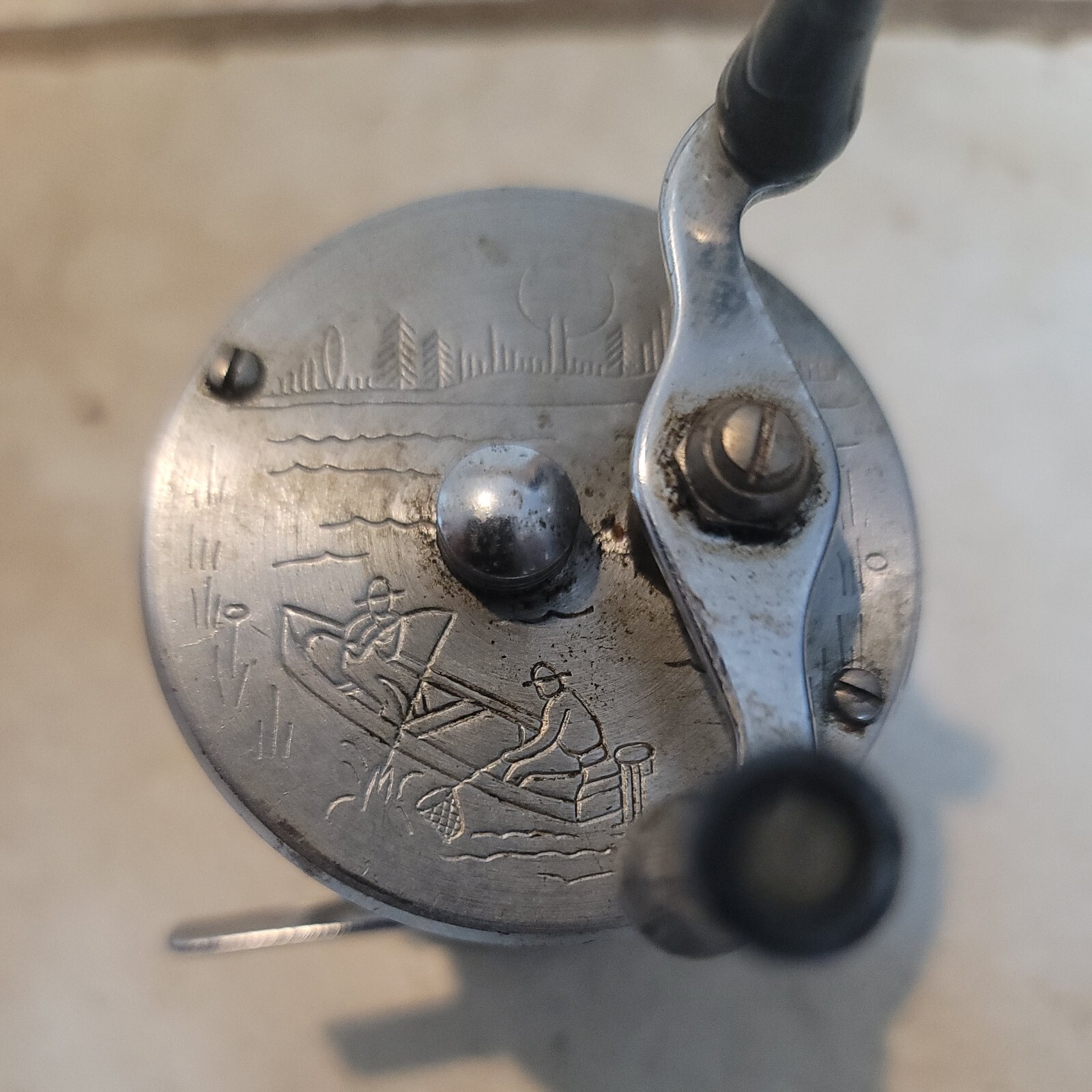 BRONSON MERCURY NO.2550 vintage bait casting fishing reel antique eBay