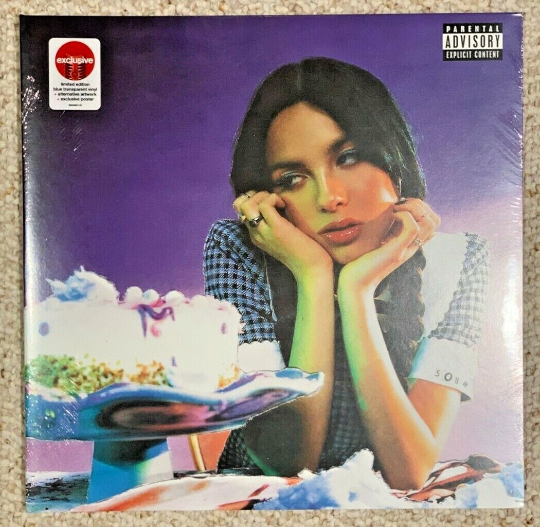 Olivia Rodrigo Sour Limited Edition Blue Vinyl LP Good 4 U