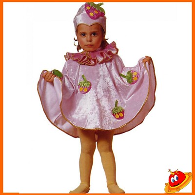 Fragolina Costumi Di Carnevale X Neonati Fragola Bambina Vestito