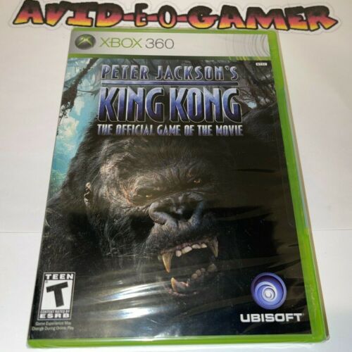 Peter Jackson's King Kong Official Game of Movie Xbox 360 NTSC NEW Y FOLD SEALED - Picture 1 of 6