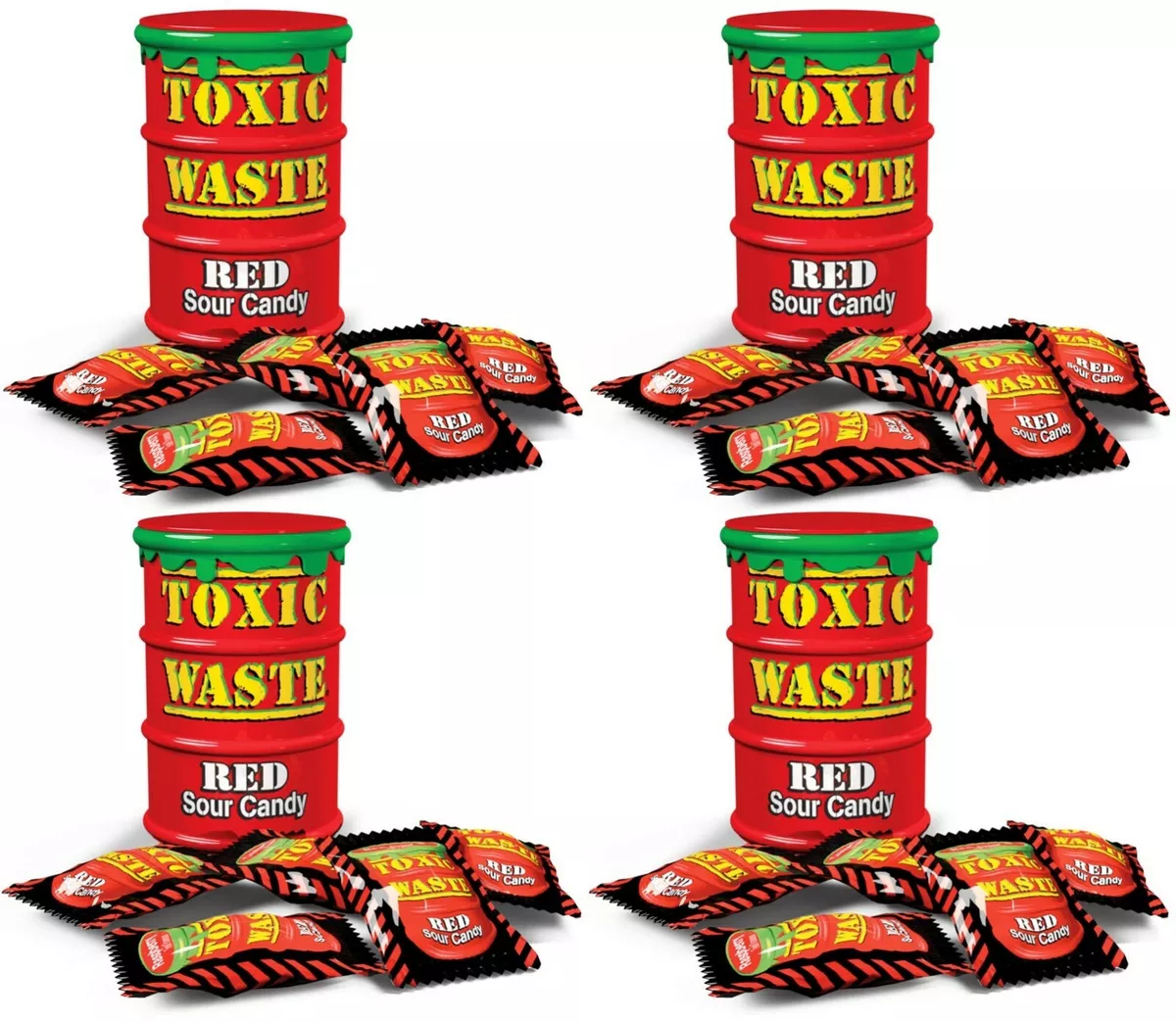 Toxic Waste Red Sour Candy 