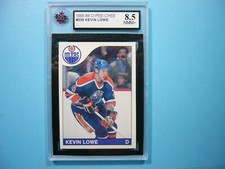 1985/86 O-PEE-CHEE NHL HOCKEY CARD #239 KEVIN LOWE KSA 8.5 NM/MINT+ 85/86 OPC