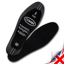 Shoe Insoles New Shock Absorb Active Carbon Soft Foam Inner Soles Cut to Size