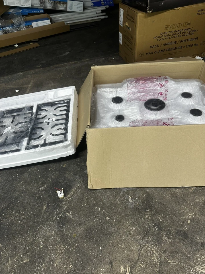 LG CBGJ3023D 30" Estufa de Gas Incorporada con 5 Quemadores Fácil Limpieza Negra Inoxidable Foto 3 de 4