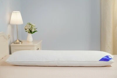 WELT DER TRÄUME Seitenschläferkissen Kissen Schwangerschaftskissen Stillkissen 40x145 cm, weiss