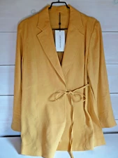 Massimo Dutti Limited Edition Yellow Summer Jacket new