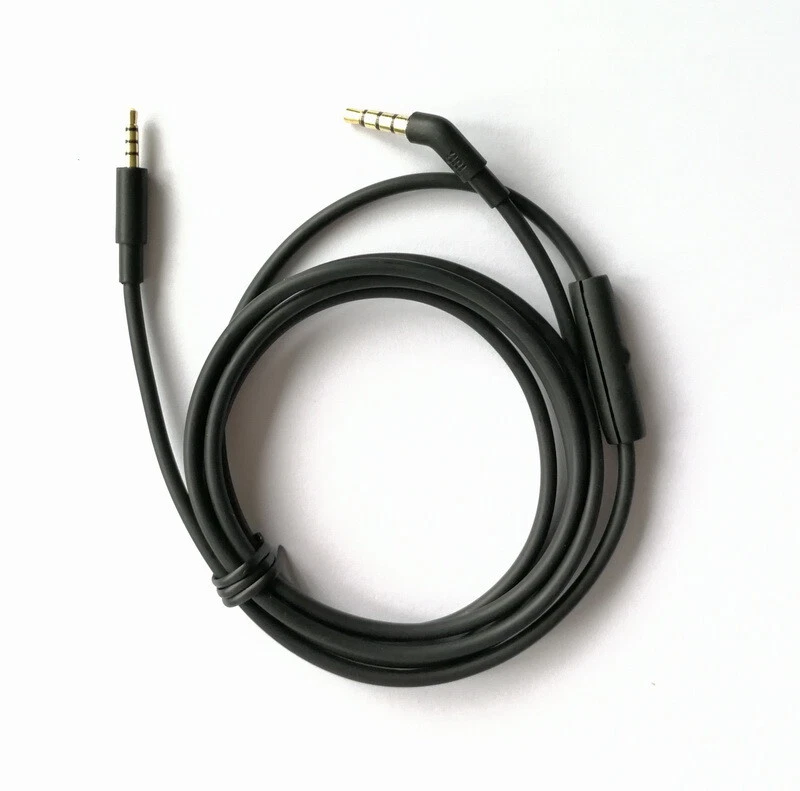 Black Audio Cable For JBL E65BTNC TUNE 600 BTNC E500BT C45BT Headphones